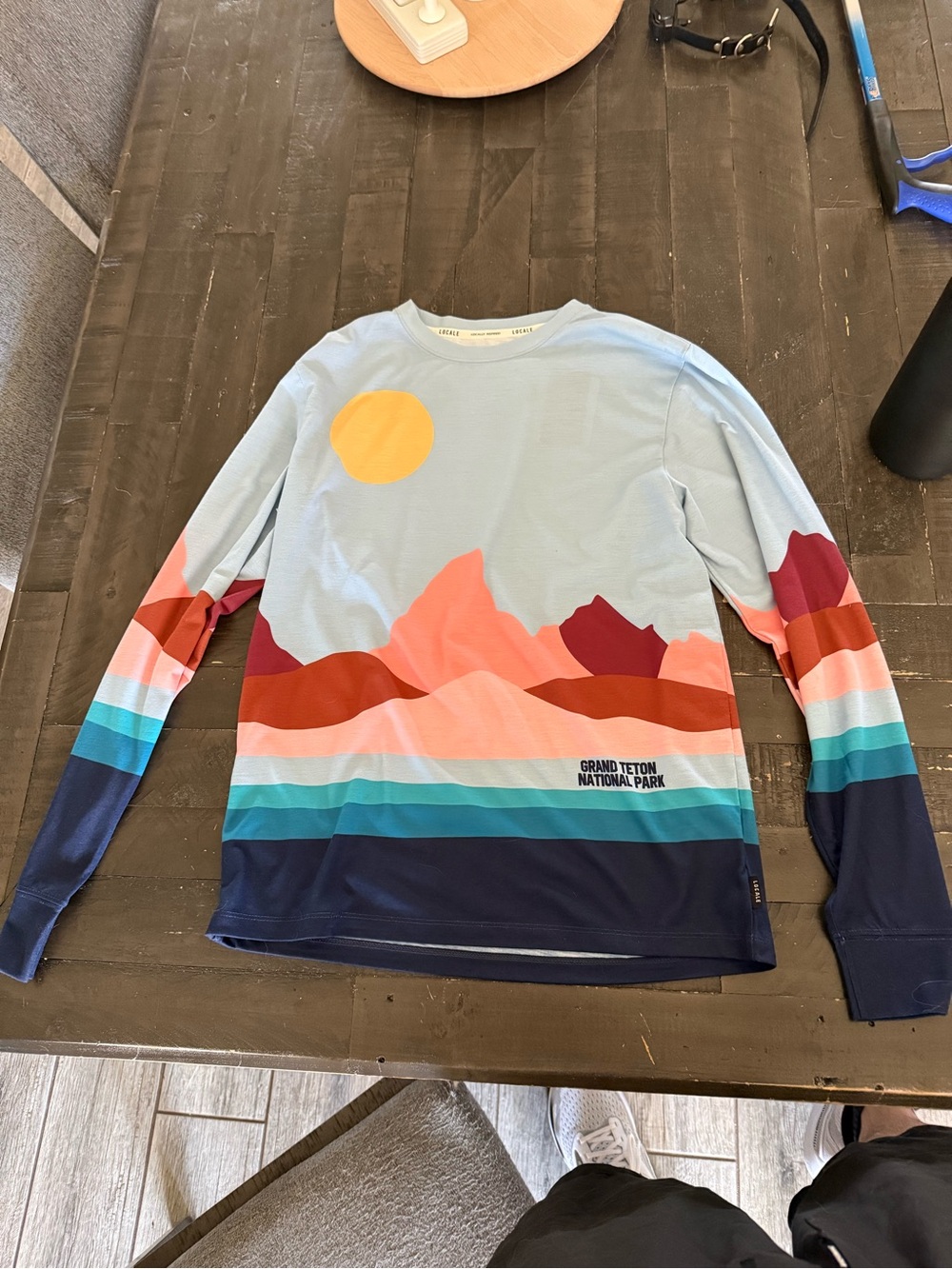 Grand Teton National Park Women's Long Sleeve Tee - Multi-Color Graphic